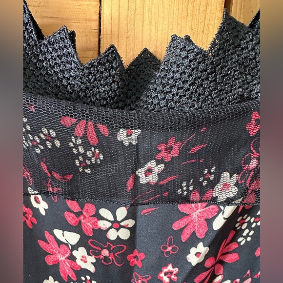 TWIN-SET ITALY (made in) SIMONS BARBIERI Loose Floral TANK with Lace NWT - Picture 3 of 14